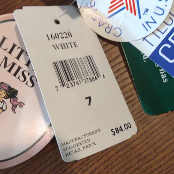 2 Piece LITTLE MISSES SIZE 7 SPECIAL EVENT DRESS NWT... - Picture 7 of 12